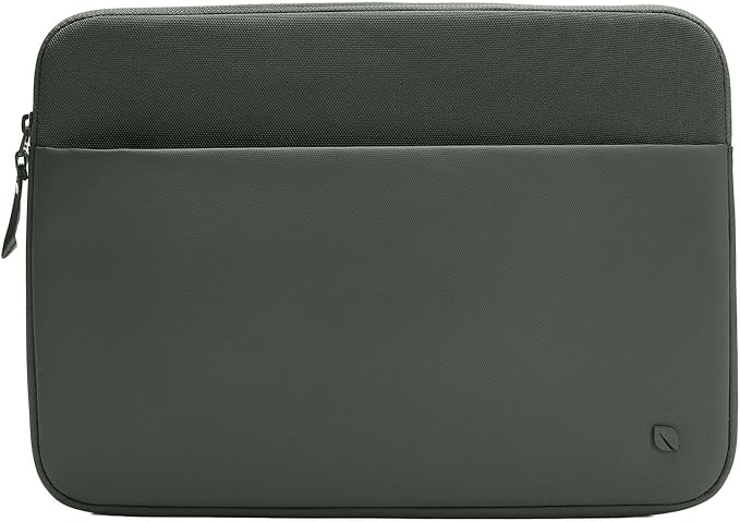 Incase A.R.C. Laptop Sleeve 14 Inch – MacBook Case with Faux Fur Lining, External Pocket – Fits MacBook Pro Air Lenovo Dell HP – Laptop Cover, Computer Case - Travel, Work, College - Smoked Ivy