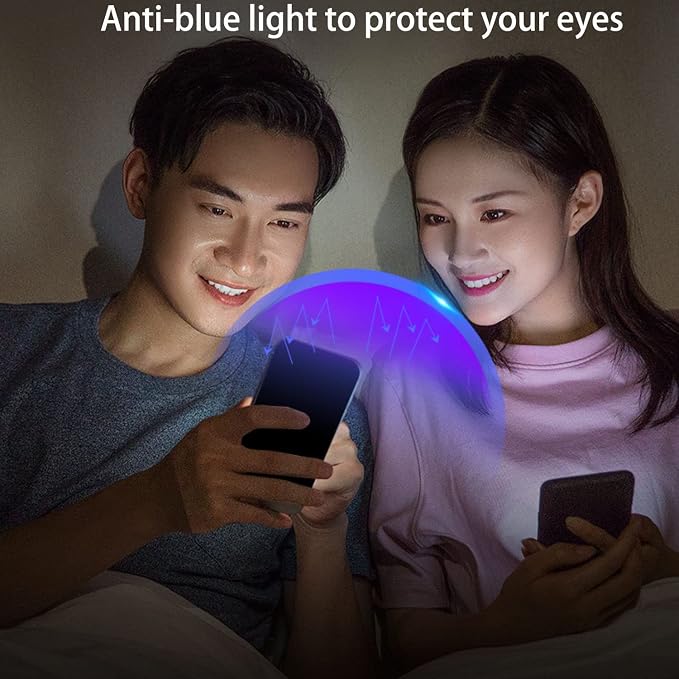 2 Pack Anti-Blue Privacy Tempered Glass for iPhone 17 Pro / 17/16 Pro Anti-Spy Screen Protector Film Electroplated Gradient Colorful 6.3 inch