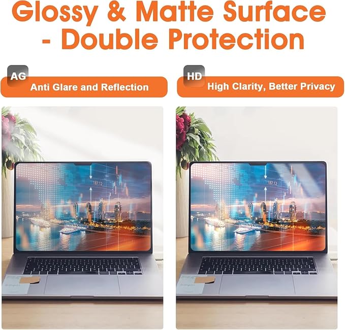 Magnetic Privacy Screen for MacBook Air 13.6 & 13 Inch (2022-2026, M2, M3, M4, M5), Reduce Eye Strain Laptop Privacy Screen Shield and Protector for Mac 13In (A2681 A3113 A3240 A3449)