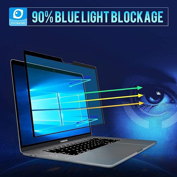 ZOEGAA MacBook Pro 16 Inch Screen Protector 2021-2026, Eye Care Anti Blue Light & Anti Glare Screen Protector, Compatible with MacBook Pro 16.2 Inch (M5, M4, M3, M2, M1,Pro,Max,Chip)