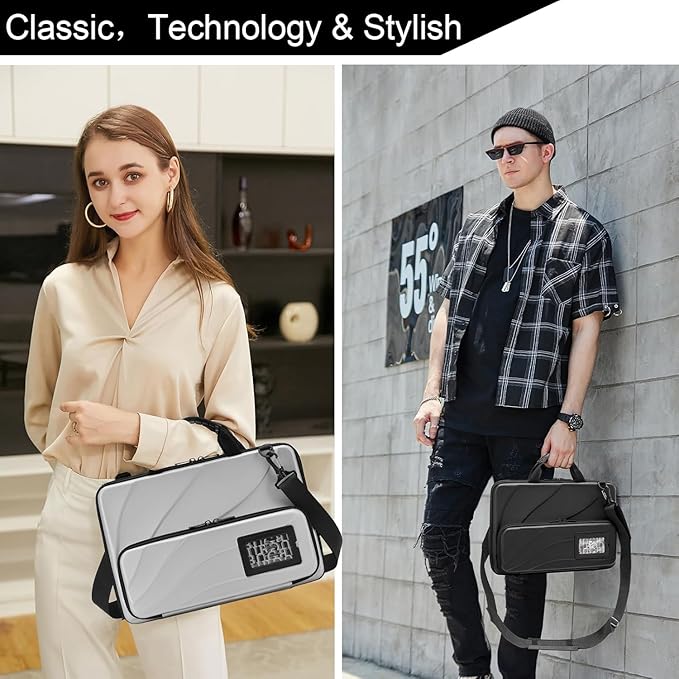 BUG 17.3 Inch Laptop Case Hard Shell, Protective Laptop Carrying Case with Stand for Heat Dissipation