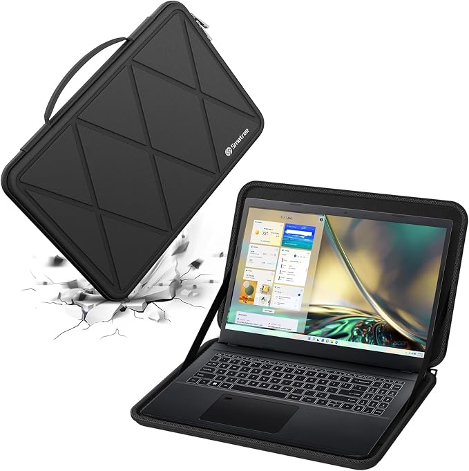 Smatree M97 Hard Protective 15.6-16 inch Laptop Sleeve Case Compatible for ACER Nitro 5, for Aspire 7 A715-42G-R8BG/A715-43G-R5M8, for TravelMate P2 TMP215-53-53ZW/TMP215-53-7261 (X8294)