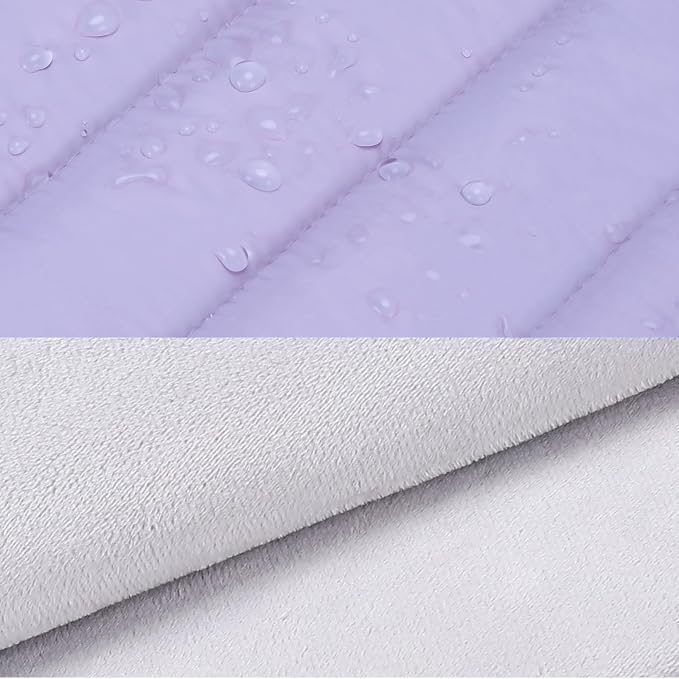 MOSISO Laptop Case 16 inch, 15-15.6 inch Puffy Laptop Sleeve Compatible with MacBook Pro 16 M5 M4 M3 M2 M1, HP Dell ASUS Acer Toshiba Lenovo, Polyester Horizontal Bag with Small Case, Purple