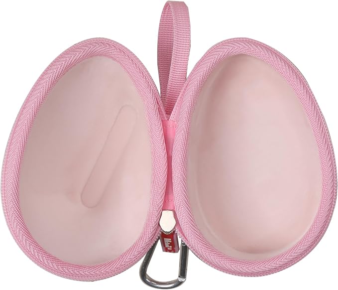 Mouse Case Fits for Logitech Lift Vertical Ergonomic Mouse, Travel Carrying Box for Logi Wireless Bluetooth Cordless Upright Mouse, Case Only (Pink)