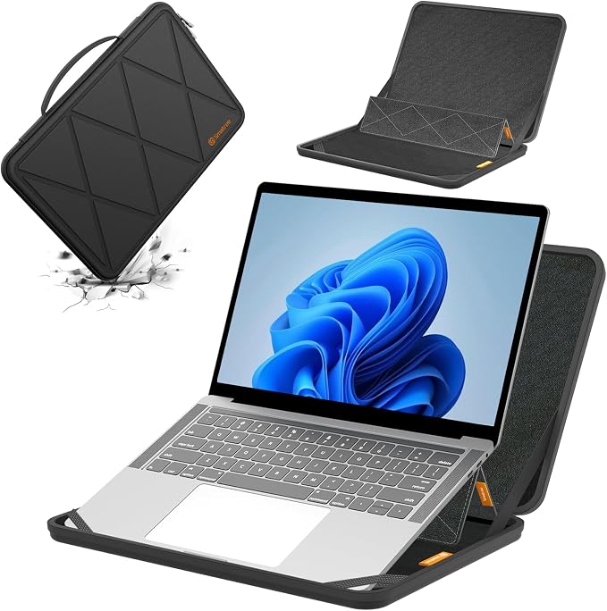 Smatree MS79 Hard EVA Protective Sleeve Case with Stand Compatible for 15.6 inch Samsung Galaxy Book4/Galaxy Book3 Laptop Notebook Bag
