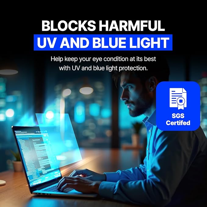 MOGO Privacy Screen Filter for Microsoft Surface Pro 11/10/9/8/X 13 inch - Keep Data Secure Anywhere, Dual Matte Anti-Spy Protector with Blue Light Blocking, Anti Glare & Scratch Resistant Film