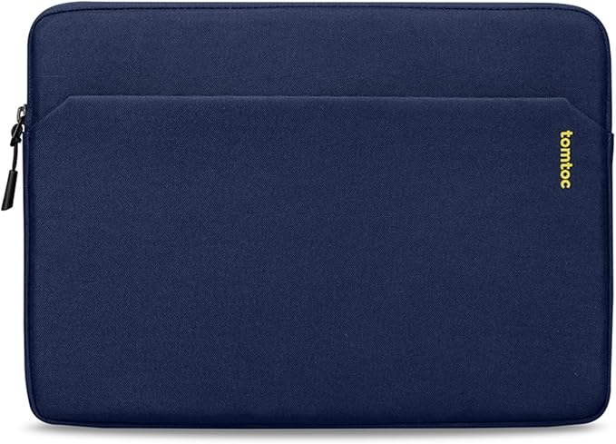 tomtoc Slim Laptop Sleeve Case for 13-inch 2026 New MacBook Air M5/A3449 M4/A3420 M3/A3113 M2/M1, Fits MacBook Neo A18 Pro, Water-Resistant Protective Carrying Case with Accessories Pocket