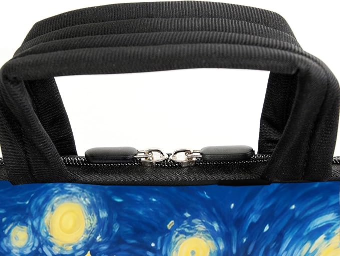 15" laptop sleeve laptop bag chromebook case adjustable shoulder strap with handle accessory pocket for men women (RYD-15-13)