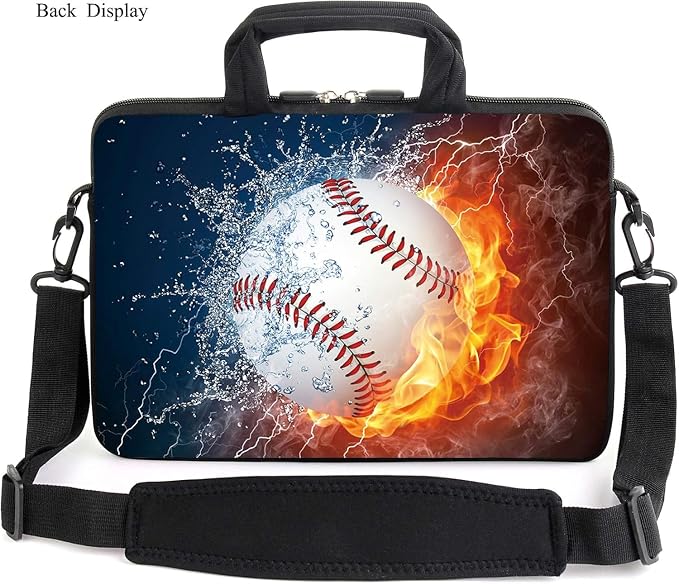 15" laptop sleeve laptop bag chromebook case adjustable shoulder strap with handle accessory pocket for men women (RYD-15-6)
