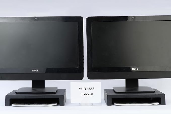 Vu Ryte Stackable 2 Inch Computer Monitor Riser Stand, VuRyser 2, Black, VUR 4855 (Single)