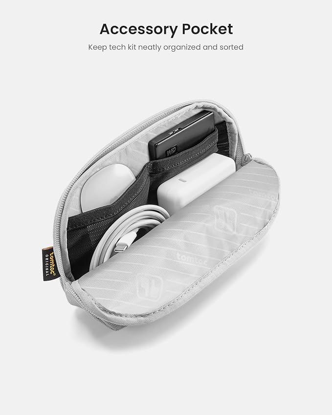 tomtoc 360 Protective Laptop Sleeve Set for 16-inch MacBook Pro M5 Pro/Max (2026) A3428 A3429, M4/M3/M2/M1 A3403 A3186 A2991 A2780, Water-Resistant Laptop Case with Accessory Pouch Fits Dell XPS 16