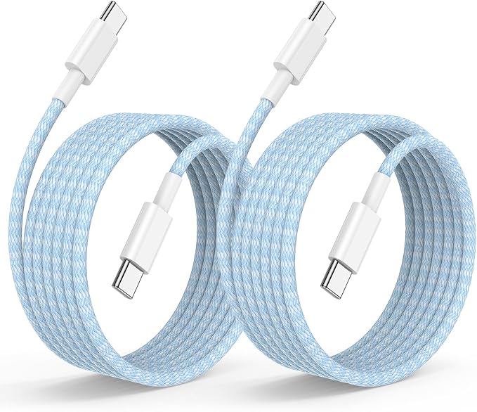 for USB C to C Fast Charger Cable 10ft, Long Type C to USB C Charging Cord Wire for Apple iPhone 17 Pro Max/17 Air/16 Pro/15 Plus,MacBook Pro 2021/2020/2019, iPad 12.9/11 inch/Mini/Air,Samsung Galaxy