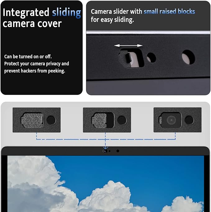 Peslv Magnetic Privacy Screen for MacBook Pro 15 Inch (2016-2019), Removable Anti Blue Light Glare Peep Filter Black out Screen Protector for Mac 15In Laptop Model (A1707, A1990)