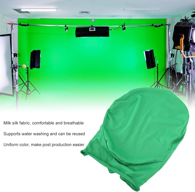 Green Screen Hood, Invisibles Effects Green Mask Photography Background Chroma Keying Video Screen Hood for Film Making Film Equipment (Green)
