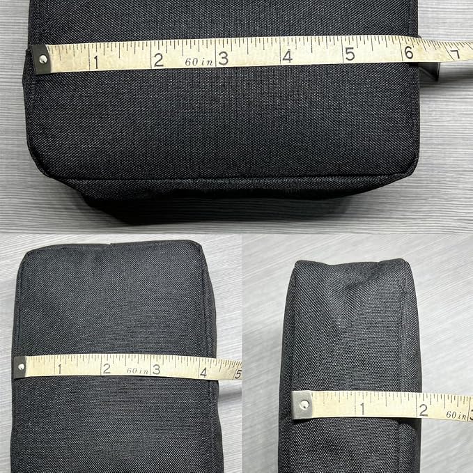 Universal Electronics/Accessories Soft Carrying Case Bag, Durable & Light-weight,Suitable for Out-going, Business, Travel and Cosmetics Kit (Small-Black)