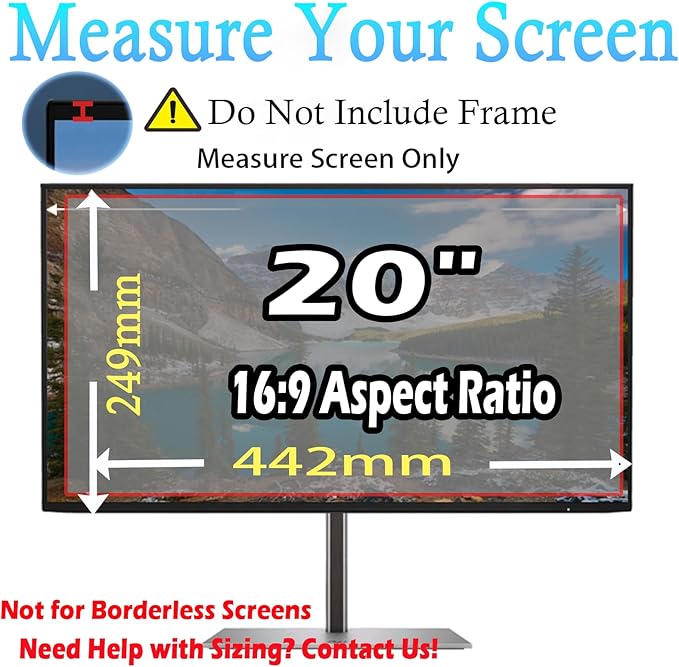 34 Inch Privacy Screen for Computer Monitor, 21:9 Anti-Spy Filter for Laptop & PC Display, Blue Light Blocking Anti-Glare Reversible Protector Film, Easy Slide-Mount Installation(34 Inch Widescreen(21:09))