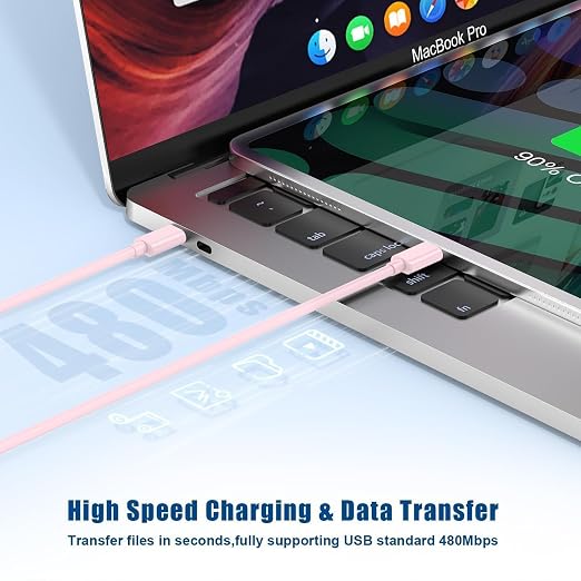 iPhone 17 16 15 Charger/6ft Type C to C Charging Cable Cord Long,USB C Fast Charging Block Plug for Apple iPhone 17 Pro Max/17 Air/16 Pro/16/15 Plus/AirPods/iPad/mini Plug Cube Birck Box Power Adapter