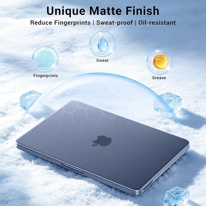 MOSISO Compatible with MacBook Neo Case 13 inch 2026 Release Model A3404 with A18 Pro Chip, 4 in 1 Kit Precision Fit Crack & Scratch Resistant Protective Hard Shell Case Cover, Indigo