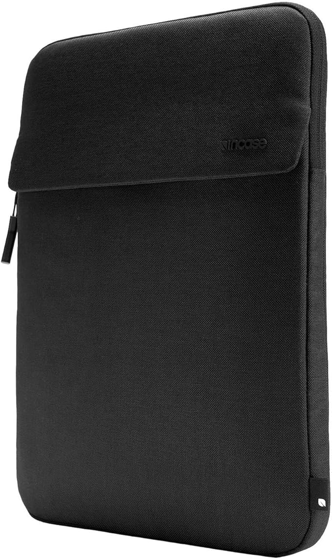 Incase Crosstown Sleeve with Woolenex - 16 Inch Laptop/MacBook Sleeve – Vertical Orientation, Cushioned Protection, Durable Construction, External Slip Pocket - Black