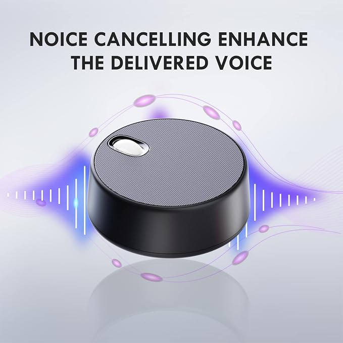 USB Computer Speakers, PC Speaker with Microphone, 2 Sound Modes, Laptop Speaker with Mic, Hand Free Enhanced Voice Pick up, Compatible with Zoom for Video Meeting, Skype, Gaming, Zoom, Plug & Play