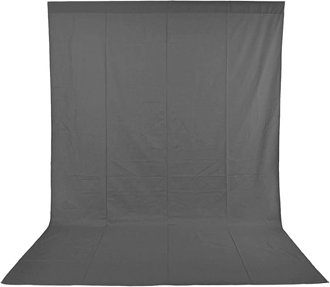 NEEWER 10 x 12FT / 3 x 3.6M PRO Photo Studio premium polyester Collapsible Backdrop Background for Photography, Video and Television (Backdrop Only) - Grey