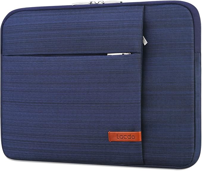 Lacdo Laptop Sleeve Case for 16 inch MacBook Pro M5 Pro/Max A3428 A3429 (2026), M4/M3/M2/M1 A3403 A3186 A2991 A2780 A2485 A2141 | 15 inch Microsoft Surface Laptop 7th Copilot+PC Computer Bag, Blue