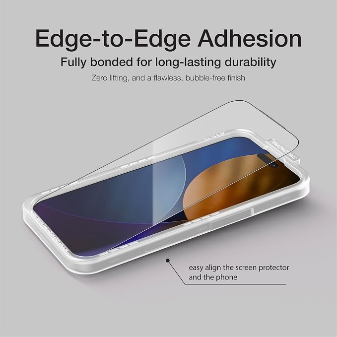 AMAZINGthing for iPhone 17 Pro [Titan Filter 7 - Max Glass ] Screen Protector, Blue Light Reduction, 9H Tempered Glass, Full Coverage, Case‑Friendly, Oleophobic, Alignement Frame, 2 Pack