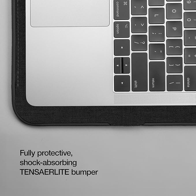 Incase ICON Sleeve with Woolenex - MacBook Air 13 inch Case - M5 2026, M4 2025, M3 M2 2024-2022 - Fitted MacBook Case, Laptop Sleeve, Hard Cover, Durable, Lightweight - Graphite