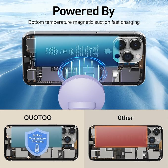 New 3 in 1 Charging Station for Apple Compatible with Magsafe Charger Stand for iPhone 17 16 15 14 13 12 Wireless Charging Station for AirPods Wireless Charger for iWatch Series