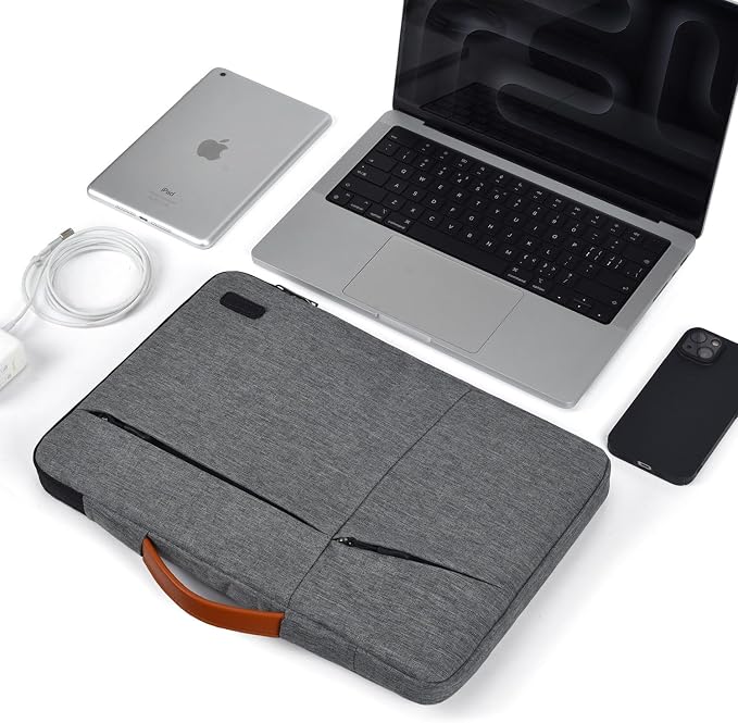 17.3 inch Laptop Sleeve Case for HP 17.3 Laptop, Pavilion 17, Envy 17, PROBOOK 17, Dell Inspiron 17, Lenovo Ideapad 17.3, Acer Aspire 17, ASUS VivoBook 17 Waterpoof Bag, Space Grey