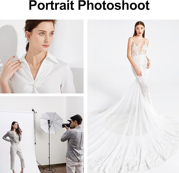 White Backdrop for Photography 5 x 6.5 Ft,White Background Sheet for Photography,Photo Backdrop Curtain for Photoshoot Video Polyester Cloth Video Studio Calls Streaming Gaming