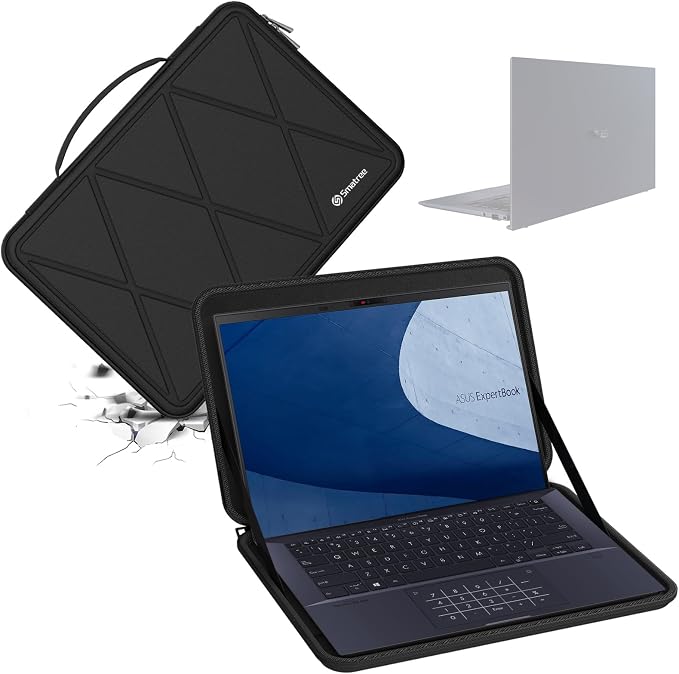 Smatree Hard EVA Protective Sleeve Case Compatible for 14 inch ASUS Chromebook CX9400/Flip CX5400, ProArt Display PA148CTV Portable Touchscreen Monitor (X8029)
