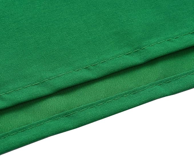 2x3m/6.6x10ft Professional Green Screen Backdrop Studio Photography Background Washable Durable Polyester-Cotton Fabric Seamless One-Piece Design for Product