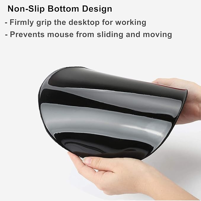 Mouse Pad with Wrist Support, Non Slip Mousepad Wrist Rest for Office, Computer, Laptop & Mac-Comfortable & Lightweight Ergonomic Support Mouse Mat(DL-Beach)