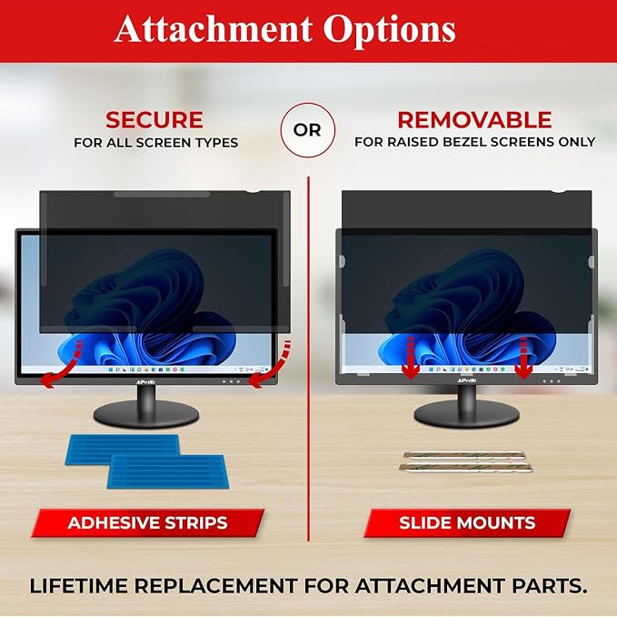 29 Inches Privacy Screen Filter for 21:9 Curved Ultrawide Monitor | Privacy Shield | Anti Glare | Anti-Blue Light | Eye Protection | Anti Spy | Computer Security Private Filter Protector
