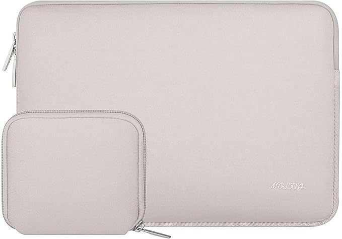MOSISO Laptop Case 14 inch, 14 inch Laptop Sleeve Bag Compatible with HP Lenovo Dell ASUS Acer, HP Stream, Dell Latitude, Lenovo IdeaPad, Neoprene Computer Sleeve Bag with Small Case, Rock Gray