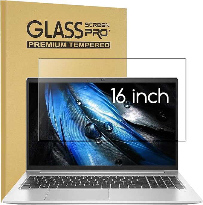 KEANBOLL HP Laptop 16-Inch Tempered Glass Screen Protector Compatible with HP OmniBook 3 16丨OmniBook 5 16/OmniBook 7 16/OMEN 16/Envy 16/Spectre 16/ZBook 16 & EliteBook 16 (G11/G10/G9) Series 16"