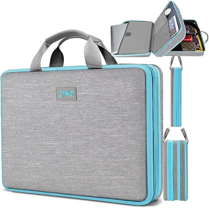 ZINZ Expandable Laptop Case 15.6 Inch Sleeve, Protective Carrying Case Compatible with MacBook Neo 16", MacBook Pro 16"/15.4", Dell XPS 16" and Most 15" 15.6" 16" Notebook，G01Y01