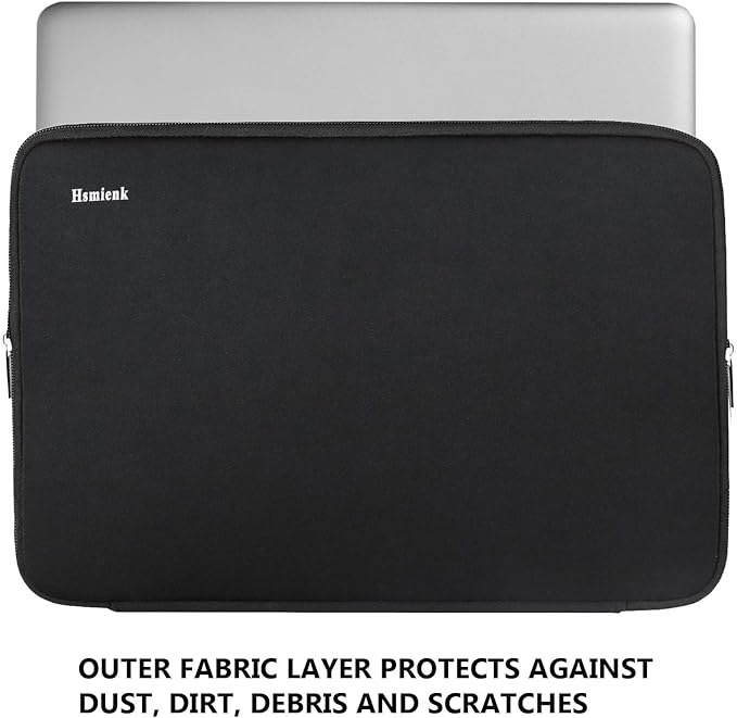 Laptop Case, Protective Computer Sleeve Carrying Bag Compatible with 13 inch New MacBook Air M2/A2681 M1/A2337, New MacBook Pro M2/A2686 M1/A2338/ 12.9-inch iPad Pro 6th/5/4/3rd Generation, Black