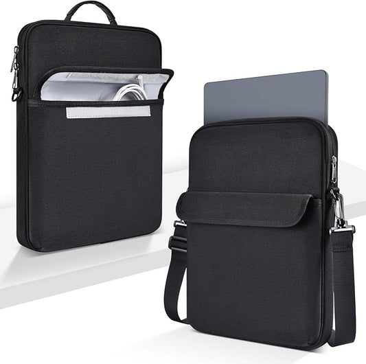 13 inch Laptop Sleeve Case Shoulder Bag for 2026 MacBook Air 13.6 in M4 M3 M2, Neo 13-inch Padded Shockproof Accessory Pocket