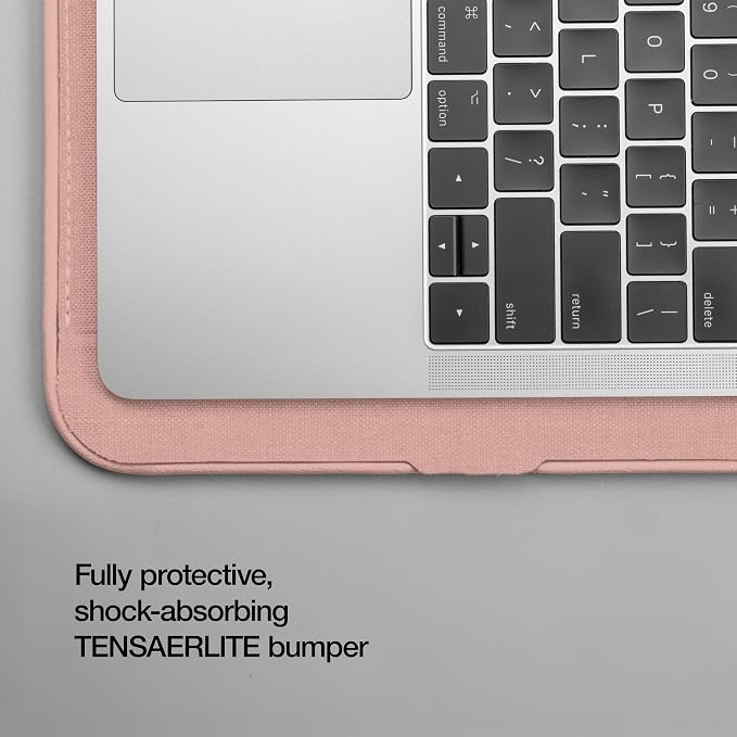 Incase ICON Sleeve with Woolenex - MacBook Air 13 inch Case - M5 2026, M4 2025, M3 M2 2024-2022 - Fitted MacBook Case, Laptop Sleeve, Hard Cover, Durable, Lightweight - Blush Pink