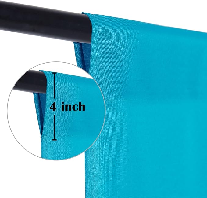 Sugargirl 10X10FT Blue Backdrop Background for Photography, Photo Backdrop Blue Screen Photo Booth Backdrop for Photoshoot Party Video(1 Panel)