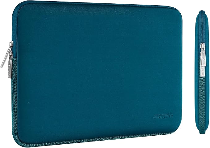 MOSISO Laptop Case 13 inch, 13 inch Laptop Sleeve Bag Compatible with MacBook Neo/Air M5 M4 M3 M2 M1 2026-2018 / Pro M2 M1 2026-2016, Neoprene Computer Sleeve Bag with Small Case, Deep Teal