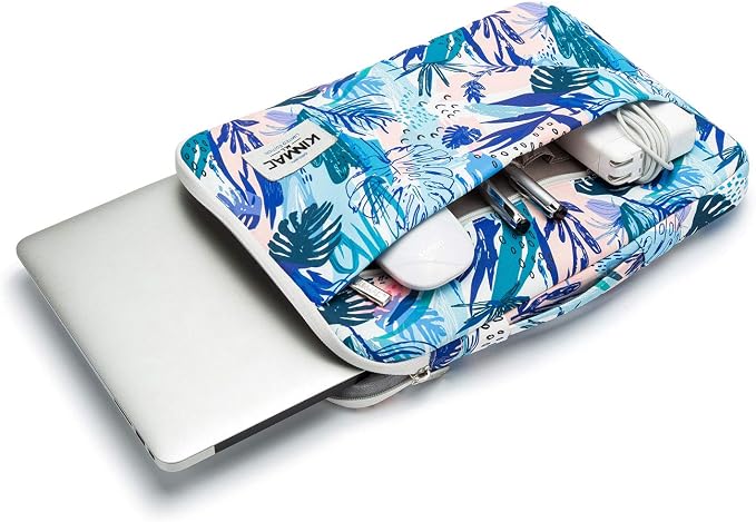 Kinmac 360° Protective Laptop Sleeve Case Bag Cover with Handle for MacBook Pro 16 inch,16 inch HP,Lenovo,Dell,ASUS,Acer Ultrabook and Business Laptop (Sea Grass)