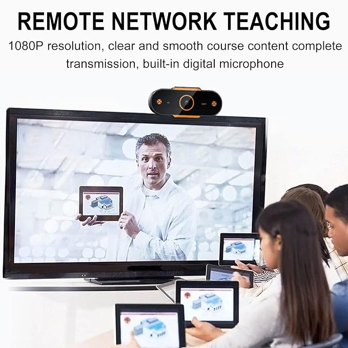 Streaming Camera 1080p HD Webcam with Microphone,Fast Auto Focus,110° Wide Angle, Auto Light Correction, USB Pc Camera Webcam for Pc Gaming Computer Web Cameras for Desktop Computer Accessories