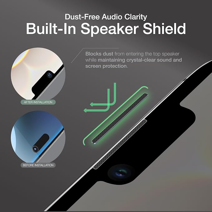 AMAZINGthing for iPhone 17 [Titan Filter 7 - Full Glass] Screen Protector, 9H Tempered Glass, Full Coverage, Case‑Friendly, Oleophobic, Alignement Frame, 2 Pack (Blue Light, iPhone 16e/17e)