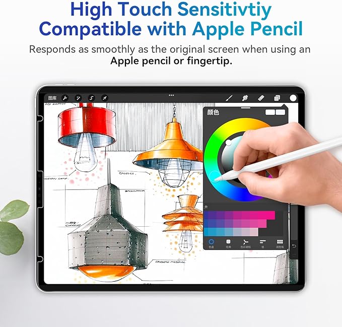 Magnetic Privacy Screen Protector Compatible with iPad 10th Gen 2022 10.9" & iPad 11th Gen A16 2025 11", Removable Anti Blue Light Glare Spy Filter, High Sensitive Bubble-Free Black Security Private Shield