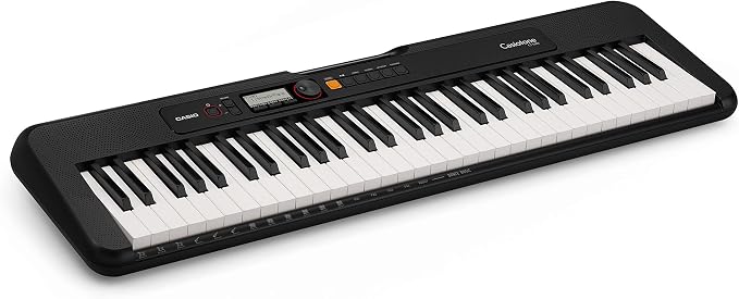 Casio CT-S200BK EPA 61-Key Premium Keyboard Package with Headphones, Stand, Power Supply, 6-Foot USB Cable and eMedia Instructional Software, Black