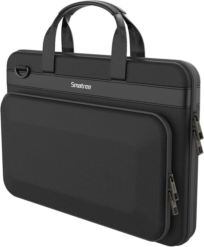 Smatree Hard Laptop Handbag Sleeve for 14.2 inch Apple MacBook Pro M5 2026/M5 2025/M4 2024/M3 2023 A2918, 13 inch MacBook Air M4 2025/M3 2024/2022, 14inch Acer Swift 3/ideapad Laptop Carrying Bag