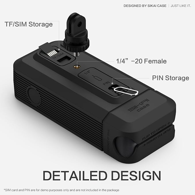 Silicone Case for Anker Prime Power Bank 12,000 mAh 130W 1/4-inch nut Hole, TF/SM Card Storage Reserved Only Compatible with Anker 130W Prime Power Bank Protective Cover Dustproof Soft (Black)